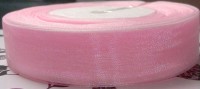 Fita Organza Rosa 12mm