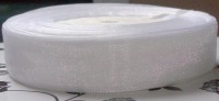 Fita Organza Branca 12 mm